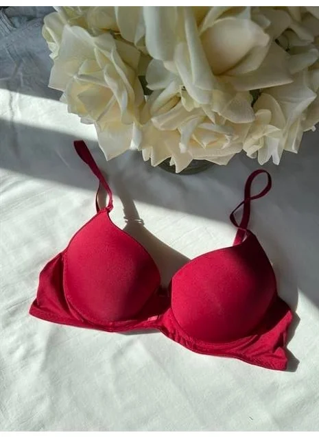 Cansoy Micro Fabric Non-Padded Cherry Bra (167)