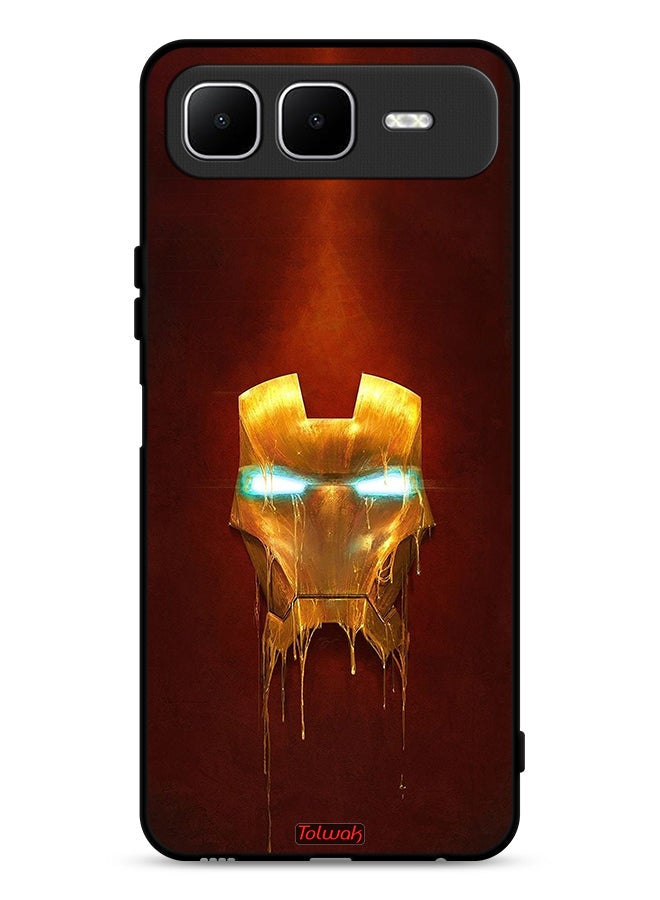 Tolwak Infinix Smart 10 Plus Protective Case Cover Iron Man Marvel Comics