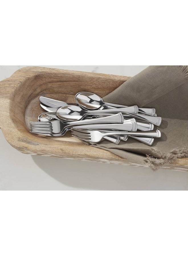 LENOX 815486 Portola Stainless Steel 65-Piece Flatware Set, Silver 3.6 LB 891307 - Image 5