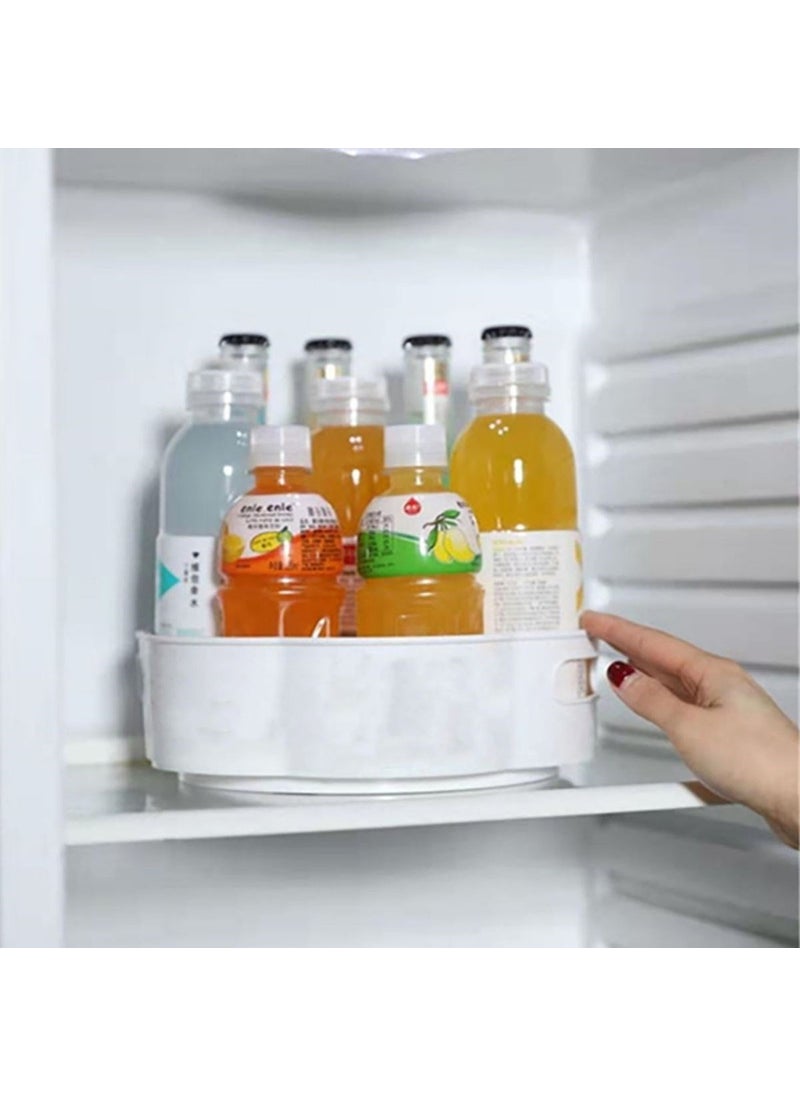 360 Degree Rotating Mechanism Round Tray Form Presentation and Service Organizer Table