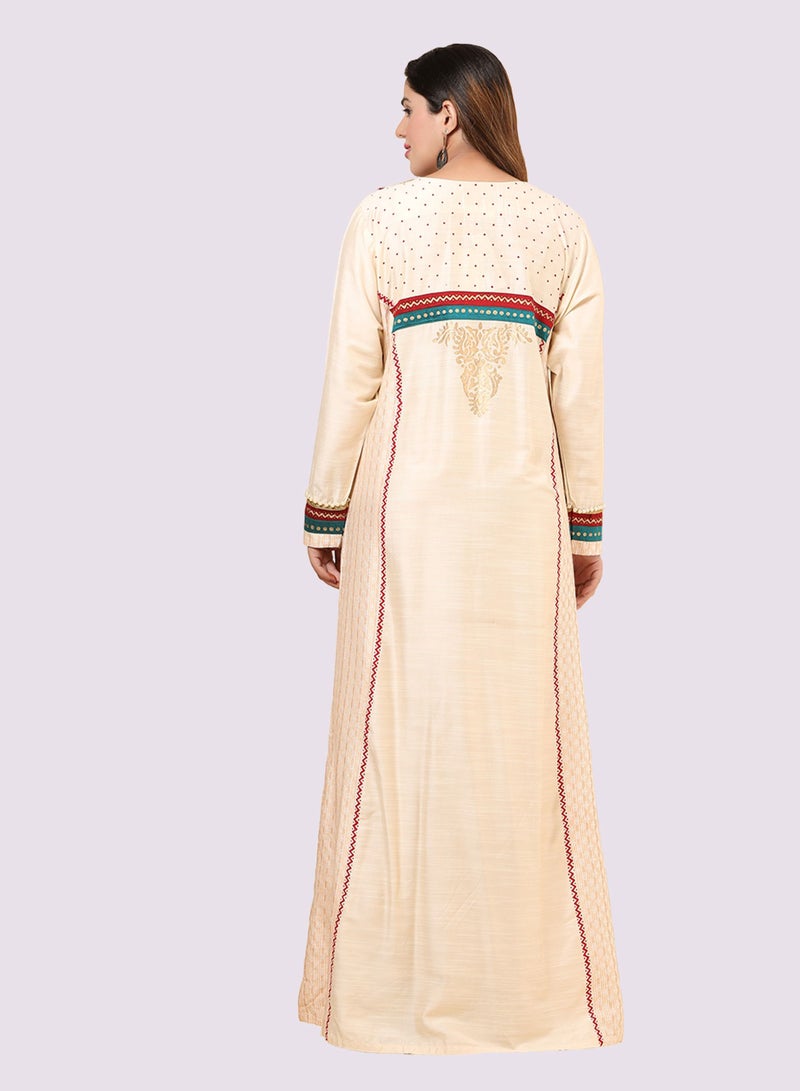 سارة أرابيا سارة بولكا دوت-سربنتين طباعة جلابية - Image 2