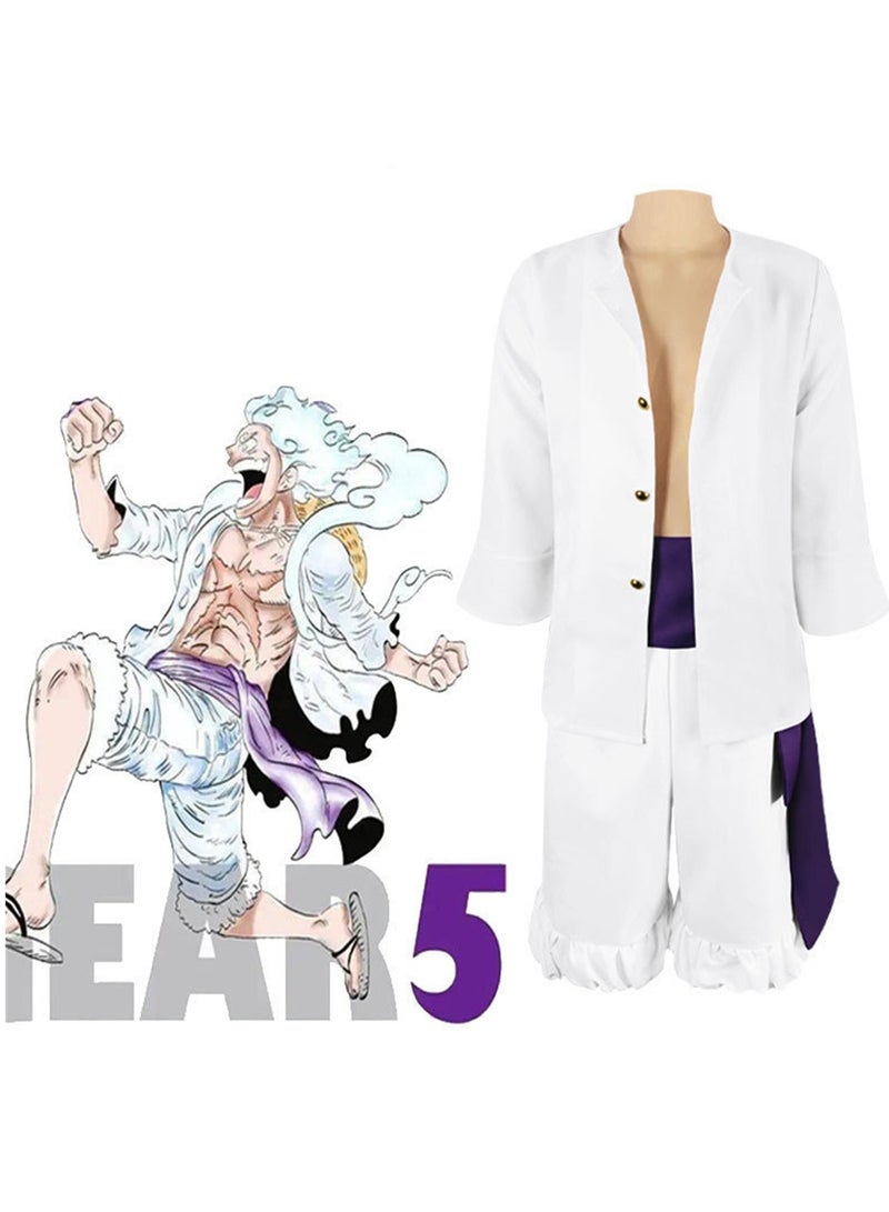 One Piece Luffy cos suit Wano Country Chapter Sun Nika Luffy cos suit Luffy awakening costume - Image 2