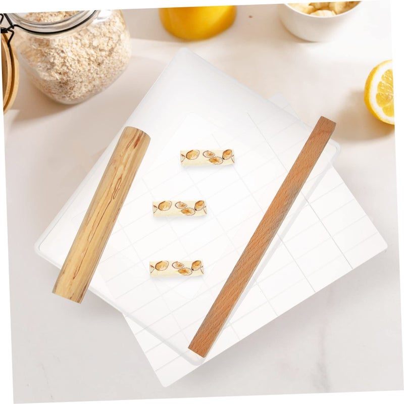 Zerodeko Nonstick Nougat Pastry Cooling Kit With Rolling Pin Baking Plates - Image 4