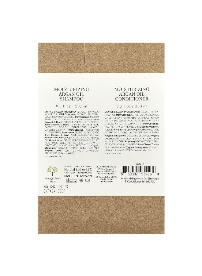 Tree to Tub Tree To Tub, Moisturizing Argan Oil Shampoo & Conditioner Set, For Dry Hair, Relaxing Lavender, 2 Piece Set, 8.5 fl oz (250 ml) Each  - Image 3