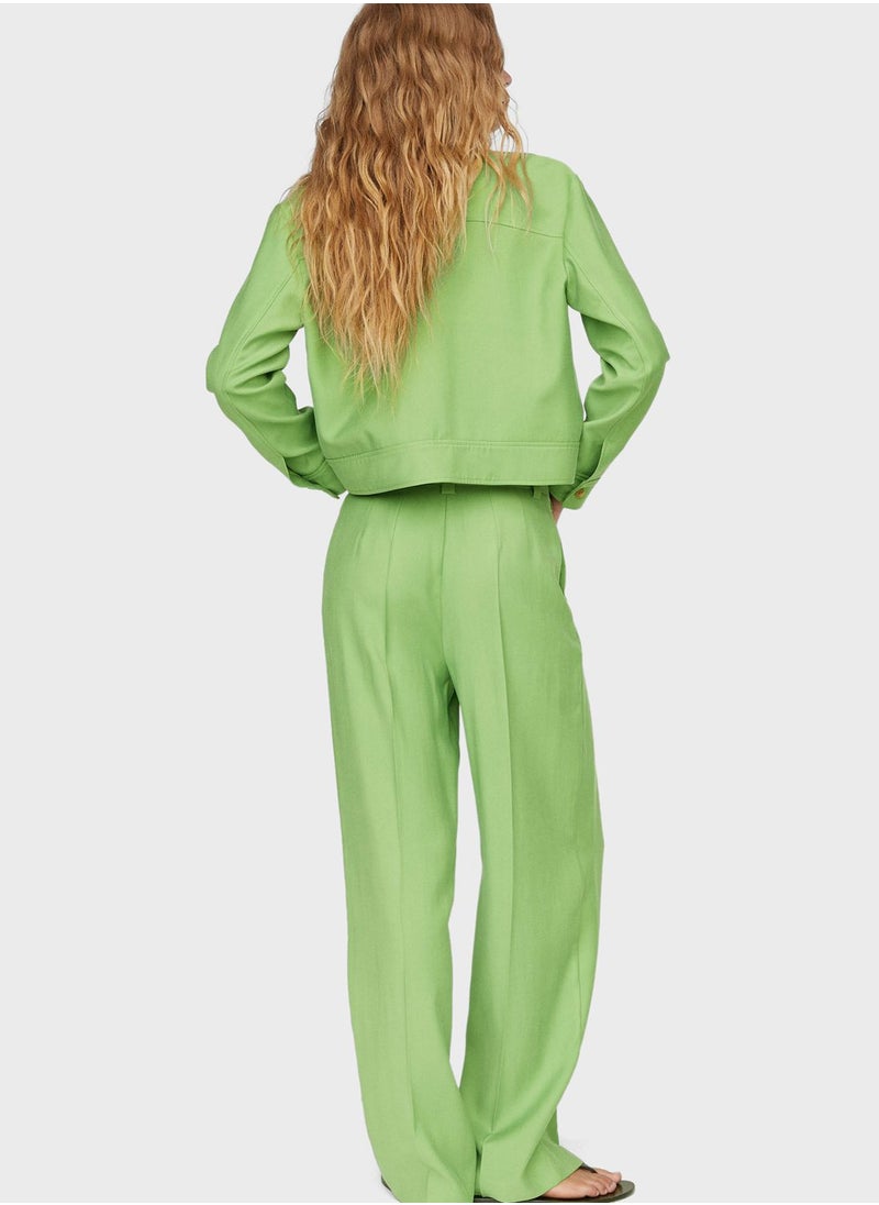 MANGO - High Waist Pants - Image 1