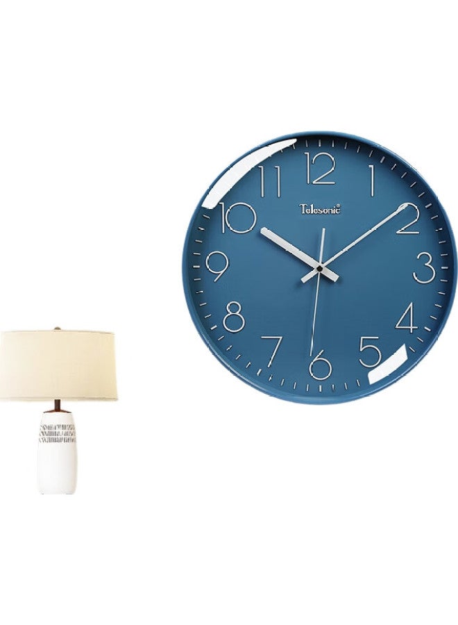 Telesonic Wall Clock Living Room Bedroom Quartz Clock Modern Minimalist Clock No Punching Fashion 3D Stereo Clock Hanging Clock 25Cm - Image 3