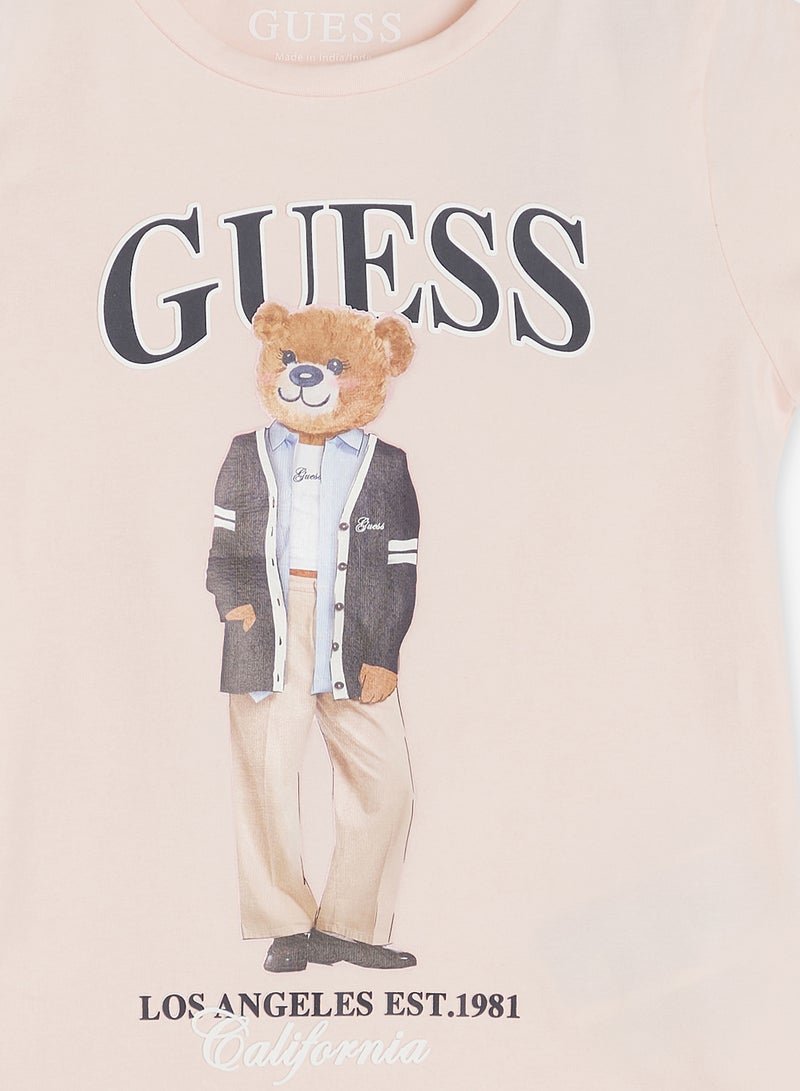 GUESS Kids Short Sleeve T-Shirt - Image 3