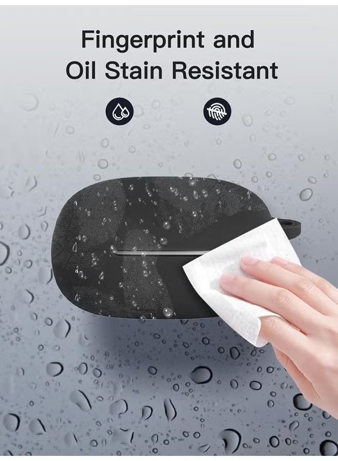 for Liberty 5 Case Cover with Cleaner Kit, Soft Silicone Protective Case for Anker Soundcore Liberty 5 with Keychain - Image 2