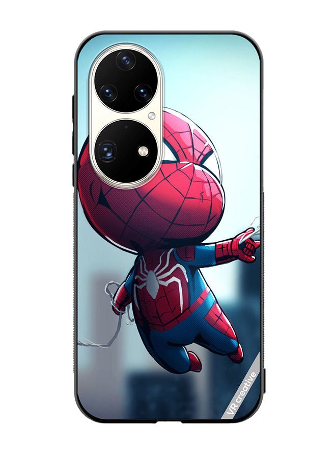 VR CREATIVE Protective Case Cover For Huawei P50 Pro Spiderman Design Multicolour - Image 1