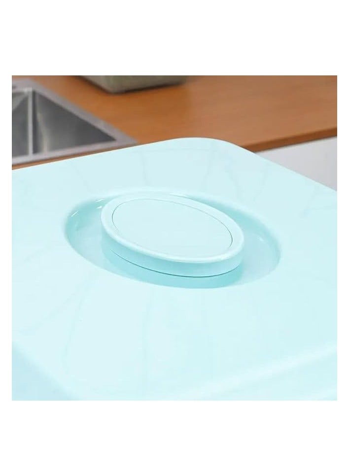 Premify Rice Container Set of 2pcs-Airtight Food Storage Container with Lid &BPA Free Plastic Large Cereal/Flour Sotrage Box, Kitchen Multifunctional Containers (10kg &15kg) - Image 4