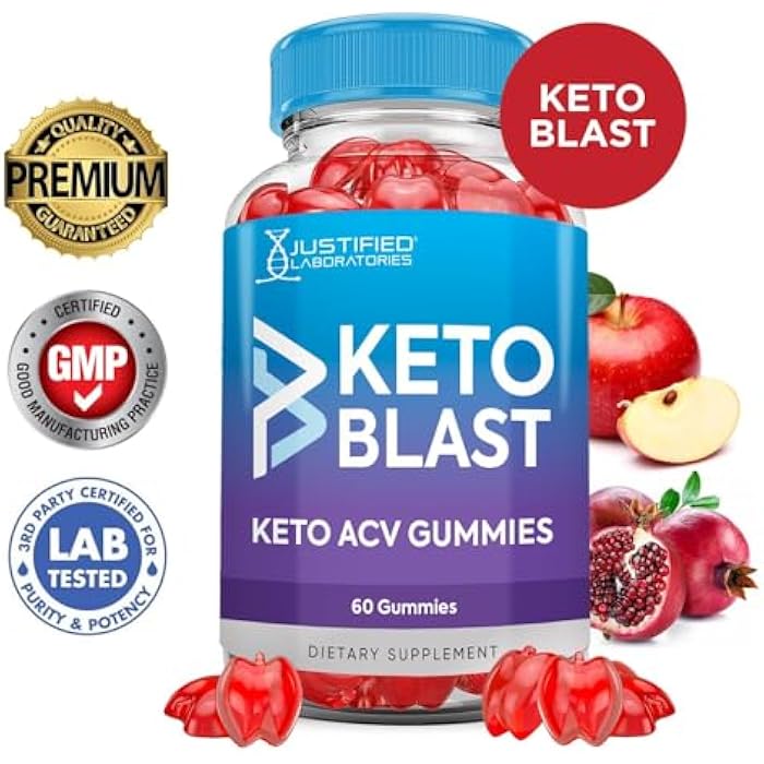 Justified Laboratories Apple Cider Vinegar Gummies 1000MG Keto Blast Keto ACV Gummies Advanced Formula Formulated with Pomegranate Beet Juice Powder B12 Vegan Non GMO 120 Gummys - Image 3