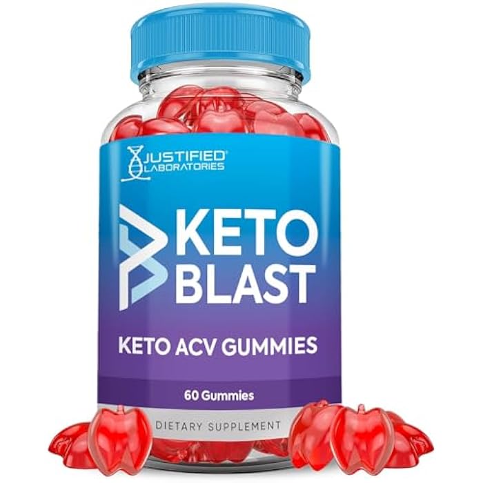 Justified Laboratories Apple Cider Vinegar Gummies 1000MG Keto Blast Keto ACV Gummies Advanced Formula Formulated with Pomegranate Beet Juice Powder B12 Vegan Non GMO 120 Gummys - Image 1