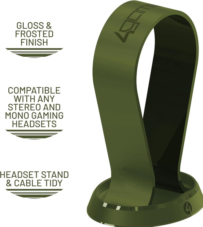 4gamers Panther Gaming Headset with Stand - Wave Forest, Compatible with PS4, PS5, Xbox, Switch & PC - Image 5