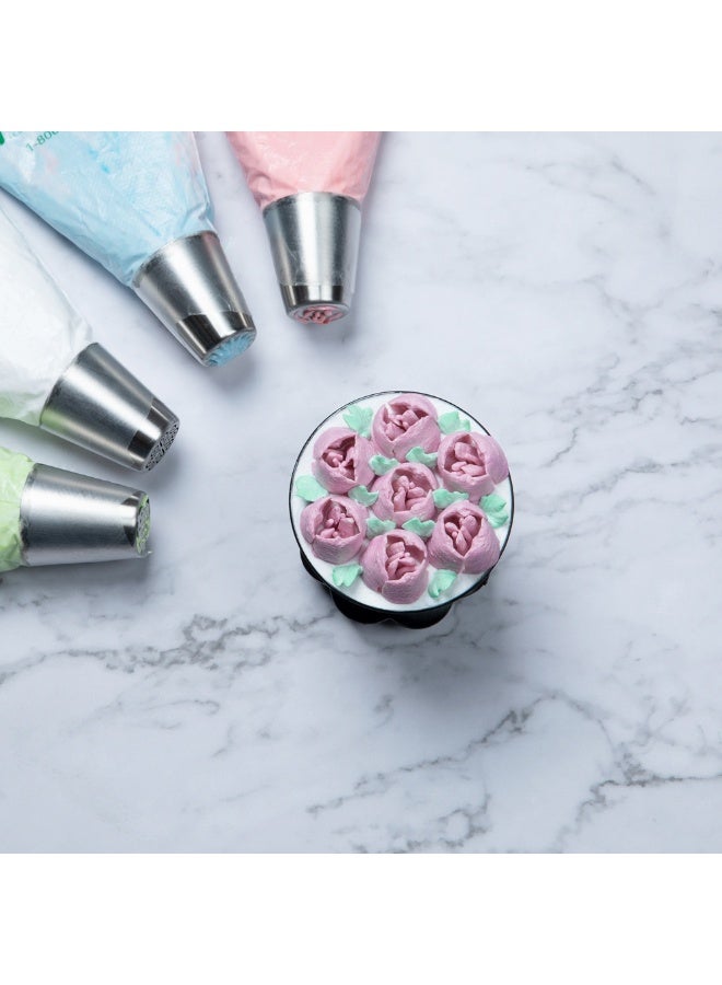 Restaurantware Russian Piping Tip, 1 Rose Cake Decor Piping Tip - #30, Corrosion-Resistant, Stainless Steel Decorating Tip For Frosting, Dishwashable, Decorate Cupcakes, Cakes, or Cookies - Image 3