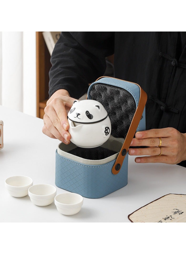 general The Panda Travel Tea Set is a great way to enjoy tea time and give it as a gift to friends and family - Image 4