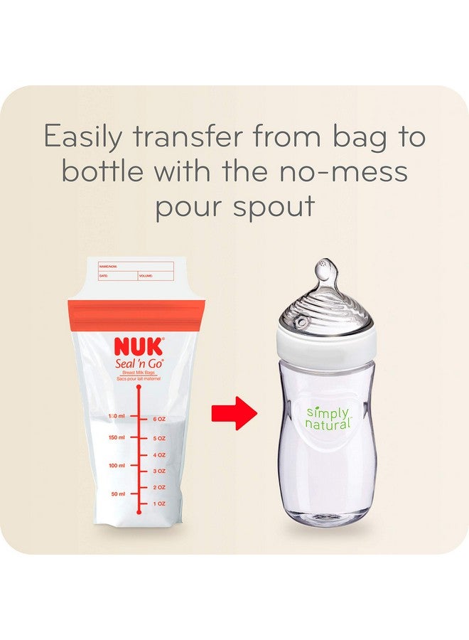 NUK Simply Natural Seal N' Go Breast Milk Bags 100 Ct - Image 5