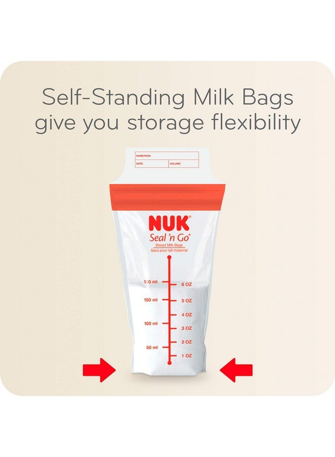 NUK Simply Natural Seal N' Go Breast Milk Bags 100 Ct - Image 4