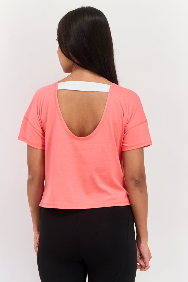 PUMA Women Sportswear Fit Short Sleeves Training T-Shirt, Pink - Image 2