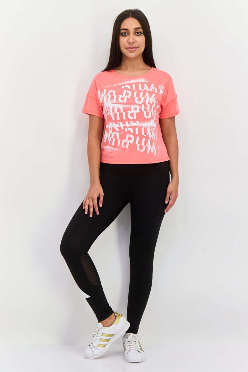 PUMA Women Sportswear Fit Short Sleeves Training T-Shirt, Pink - Image 4