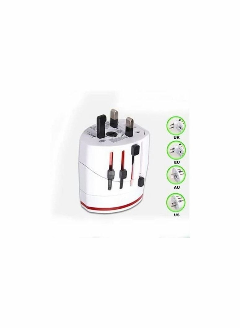 KASTWAVE Travel Adapter International Universal Power Multi Plug 2 USB Port Adapter - Image 3
