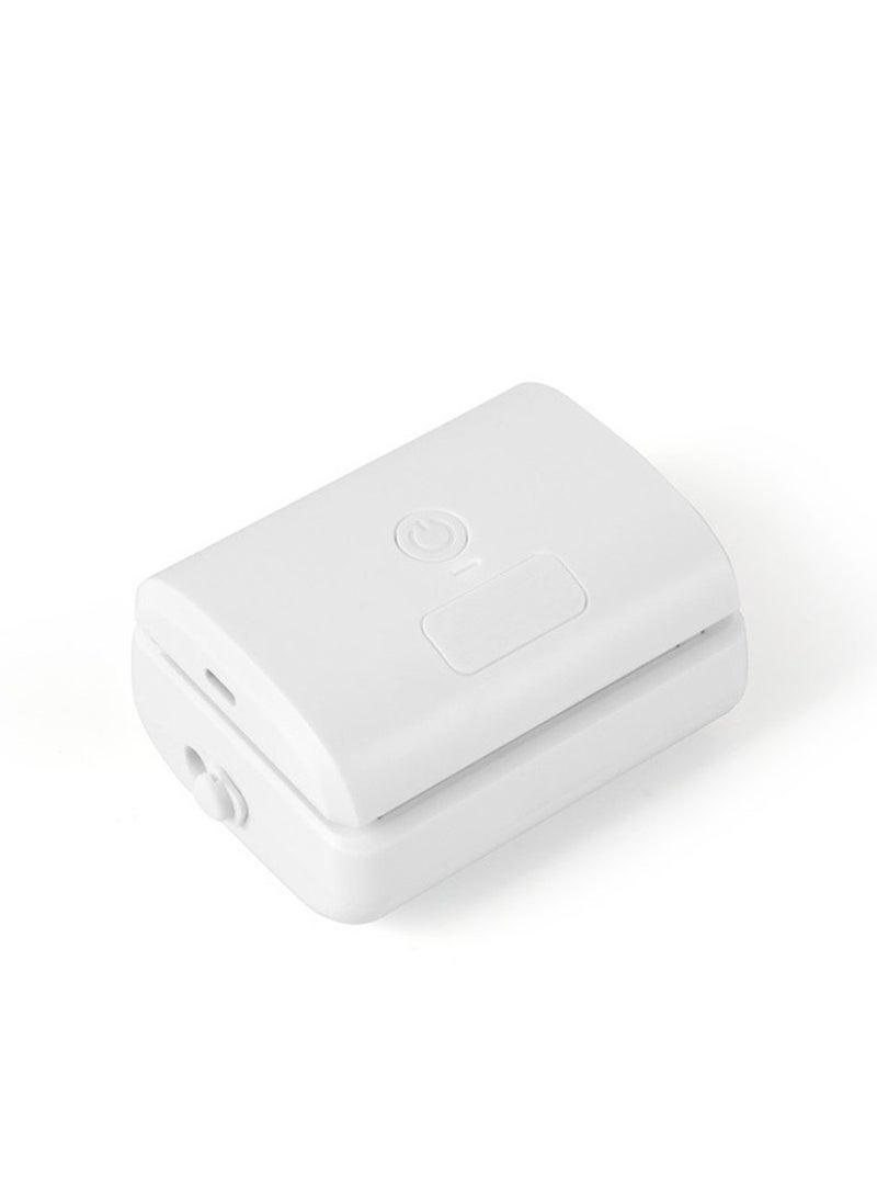 Arabest Mini Vacuum Sealer Machine, Rechargeable Portable Food Vacuum Sealer with Cutter,Bag Sealer Quick Heat Vacuum Sealer Machine, Food Sealer for Snack Plastic Bags Food Storage - Image 1