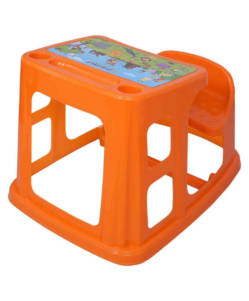 PRIMA طاولة دراسة للأطفال من برايم جونيور وسينيور مع كرسي بلاستيكي وحامل أكواب للأطفال من عمر 25 سنة - Image 5