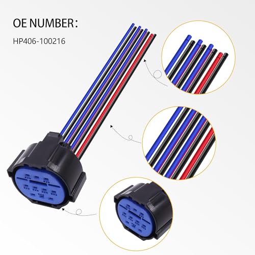 HiSport Halogen Headlight Harness Compatible with Hyundai Elantra 2015-2018 Connector Plug Harness Headlight HP406-10021 - Image 2