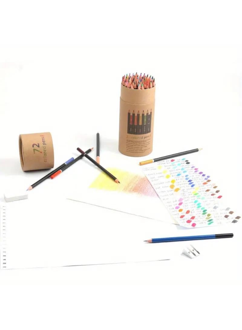 general 72 Color Oily Color Pencil Suit Art Painting Color Lead Oily - Image 3