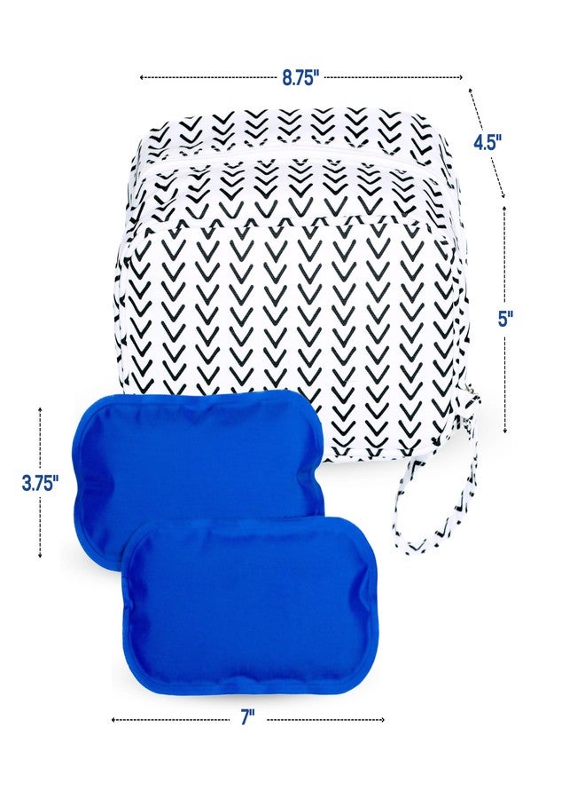 Jomaco Breastmilk Cooler Bag with Ice Pack - Insulated Breast Milk Cooler Travel Bag - Small Breastmilk Storage Bag Cooler with Detachable Wrist Strap - Image 2