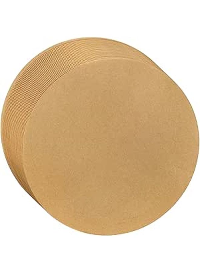 Unbleached Nonstick Parchment Paper Rounds 9 Inch 100 Sheets for Baking - Image 1