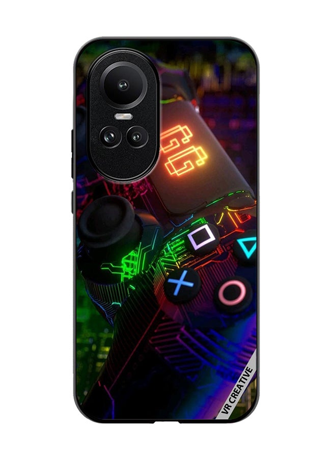 VR CREATIVE Protective Case Cover For Oppo Reno 10 Pro Gaming Design Multicolour - Image 1