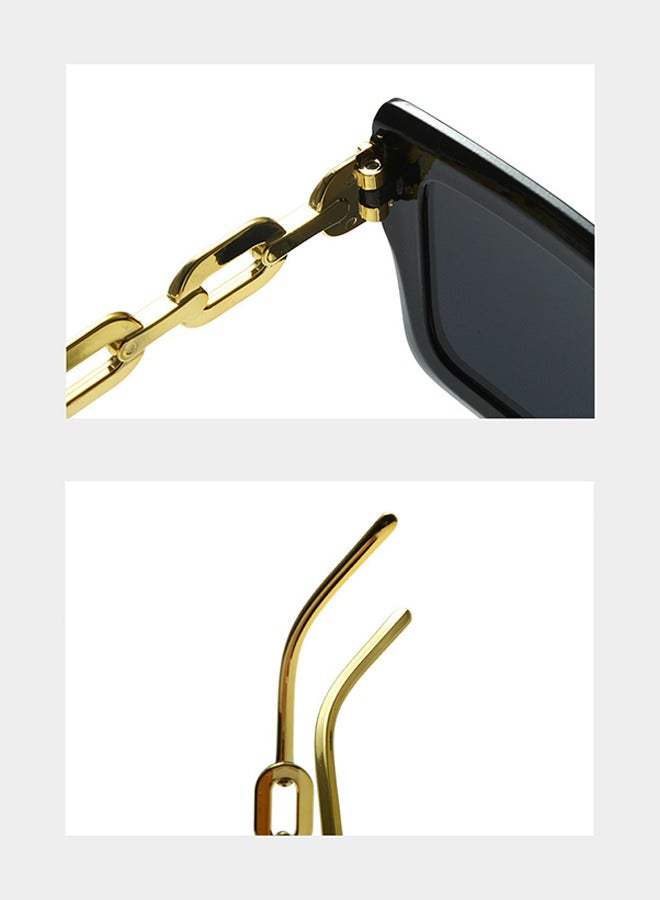 أورجنيزر الرجعية نظارات شمسية كبيرة مربع ، الرجعية نظارات شمسية فاخرة - Image 4