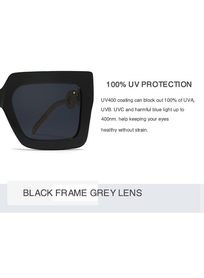 أورجنيزر الرجعية نظارات شمسية كبيرة مربع ، الرجعية نظارات شمسية فاخرة - Image 3