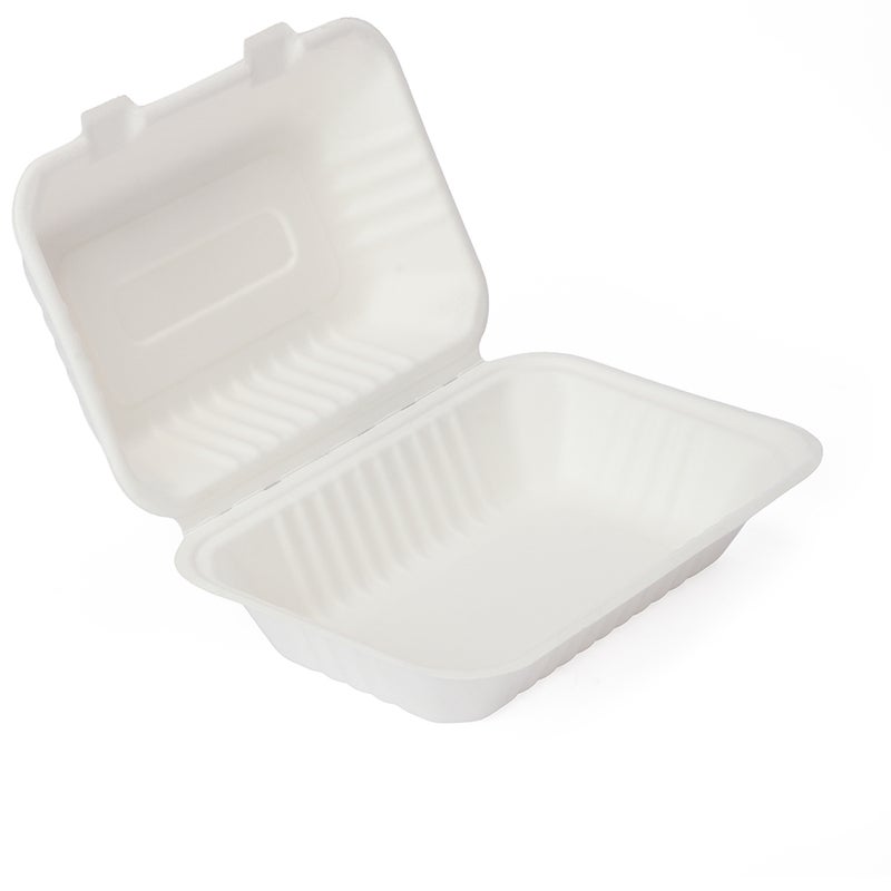 Eco-friendly Paper To-Go Box, Rectangle - Image 1