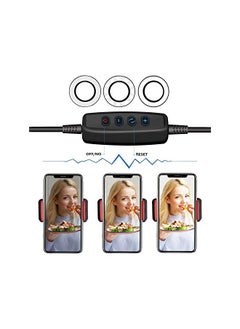 UBeesize Selfie Ring Light With Clip On Flexible Arms With A Cell Phone Holder Stand For Live Streams Makeup  - Image 3