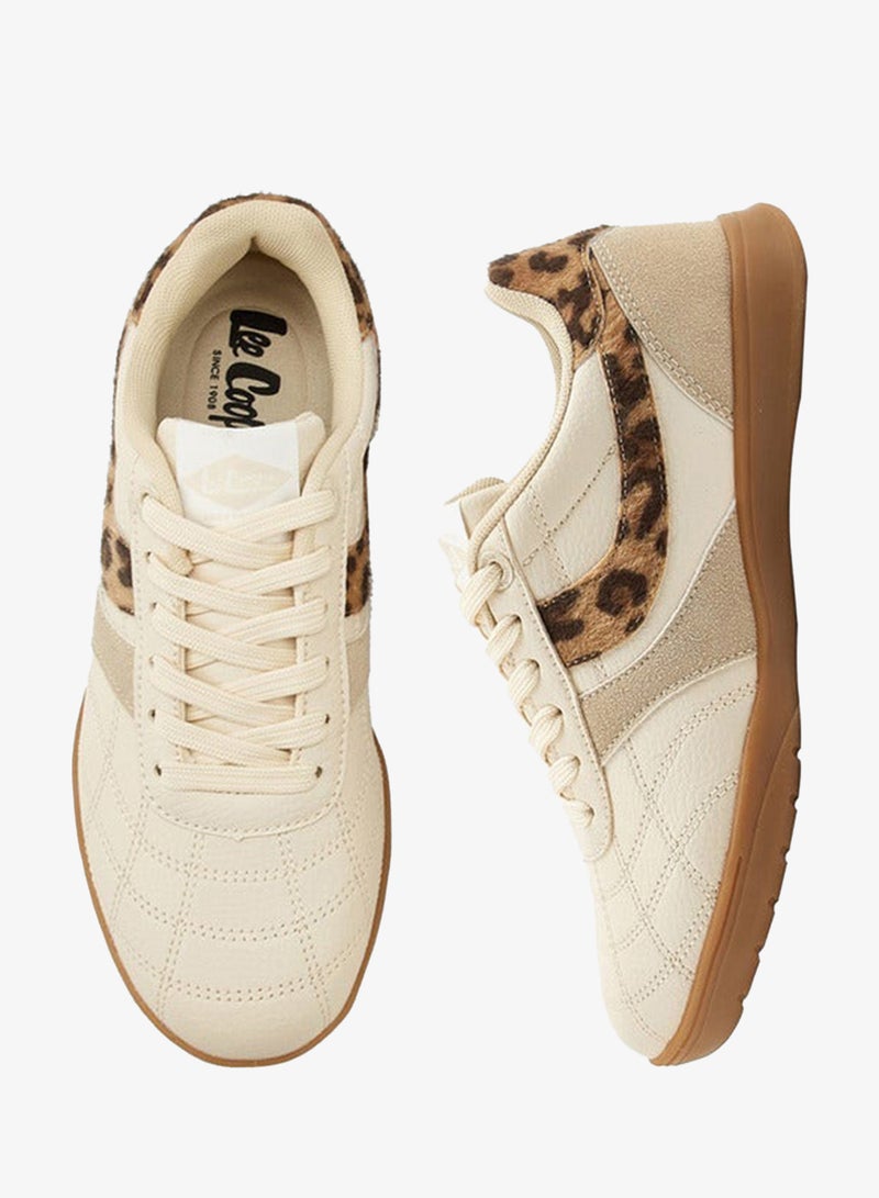 Lee Cooper Women's Animal Print Lace-Up Sneakers - Image 2