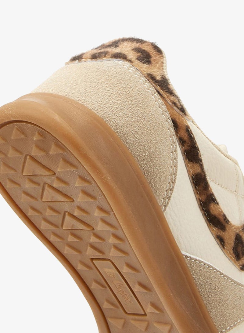Lee Cooper Women's Animal Print Lace-Up Sneakers - Image 5