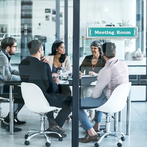 WINFFOR Acrylic Nameplate with Adhesive Tapes - 20 Pack Classroom Name Plates for Doors 2x8 Acrylic Nameplate Holder Horizontal Office Name Plates for Wall Name Plate Sign Holder Frame - Image 3