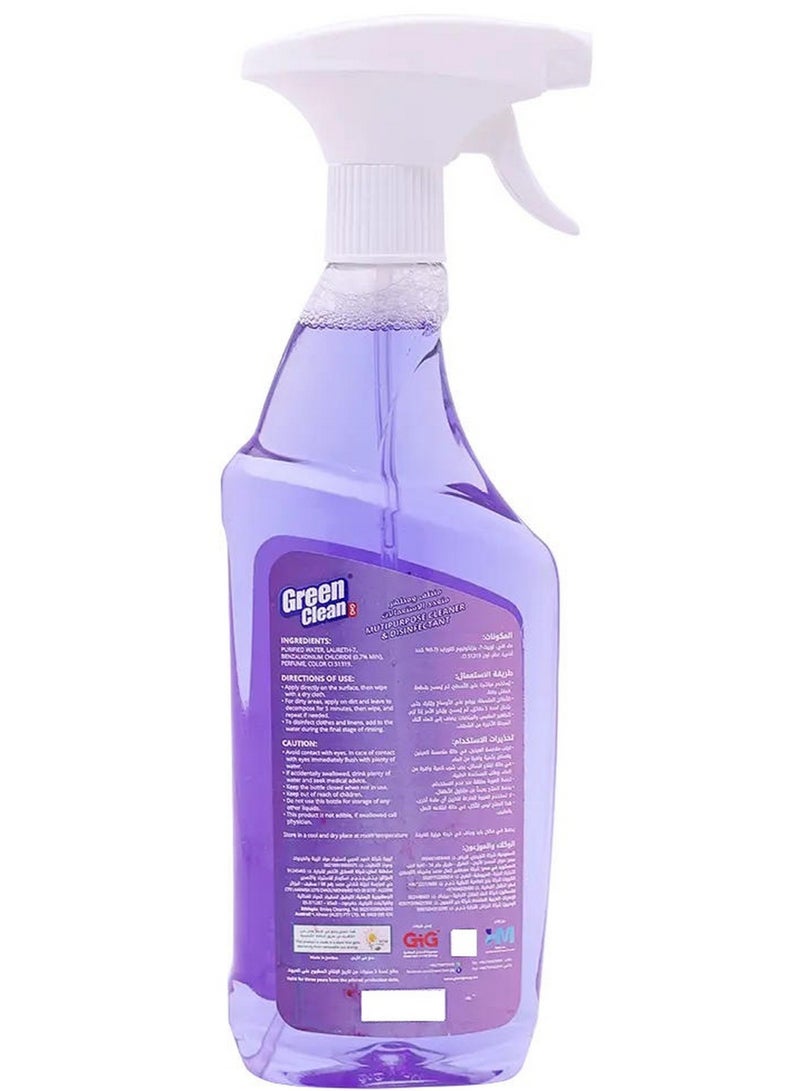 Green Clean All Surfaces Disinfectant Trigger Lavender 500 ML - Image 2