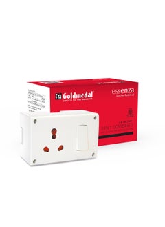 GOLD MEDAL Goldmedal Essenza 3x1 16A Switch Socket Combined with Porcelain Junction Box  - Image 1