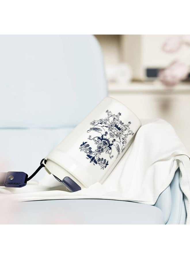 GERM Oriental Blue Octagon Vacuum Tumbler 390ml | GERM × THE MET Regal Bloom Stainless Steel Insulated Mug | BPA-Free, Leak-Proof Art Series Thermos Cup | Hot & Cold Travel Flask | Elegant Museum-Inspired Design - Image 5