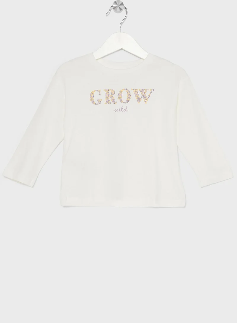 مانجو Infant Embroidered T-Shirt