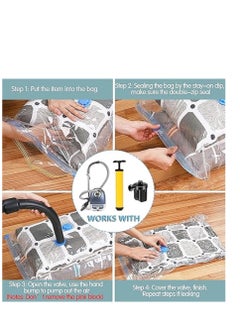 Generic 5 Pack Vacuum Compressible Storage Bags Space Saving and Easy Storage for Clothes, Blankets and Your Items - Size (80*100cm)  - Image 3