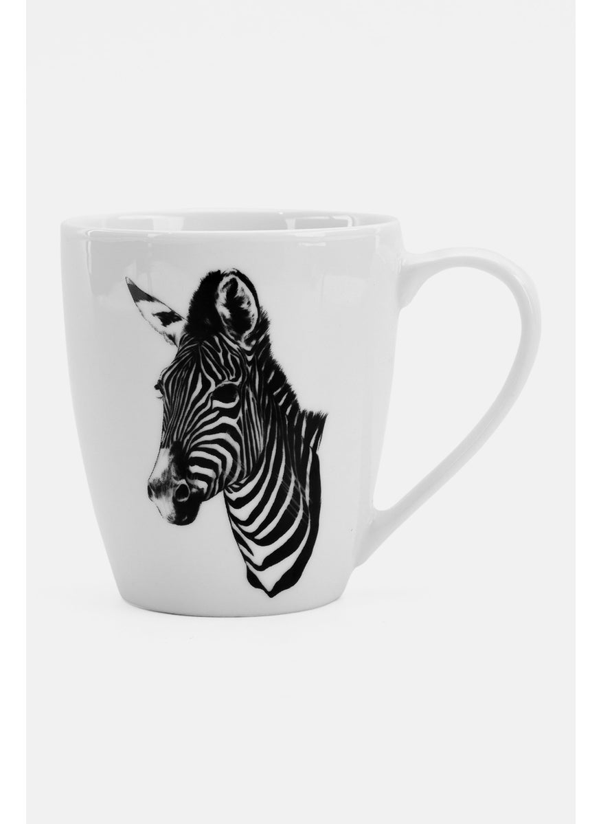 Ritzenhoff & Breker Coffee Mug Zebra Safari 350 Ml, Off White  - Image 1