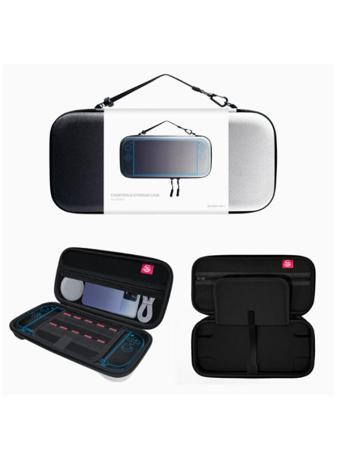 Generic Used For Switch2 Host Storage Bag EVA Handbag Anti-drop Waterproof Portable Storage JYS-Product Color:Black And White  - Image 1
