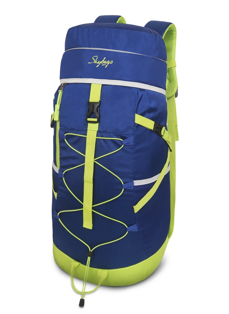 Mount Rucksack Backpack- 45L, Polyester Material-Blue
