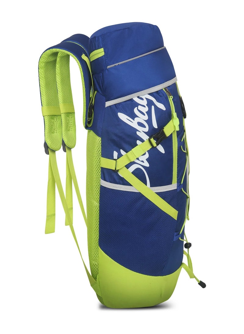 Mount Rucksack Backpack- 45L, Polyester Material-Blue