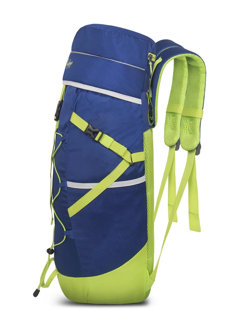 Mount Rucksack Backpack- 45L, Polyester Material-Blue