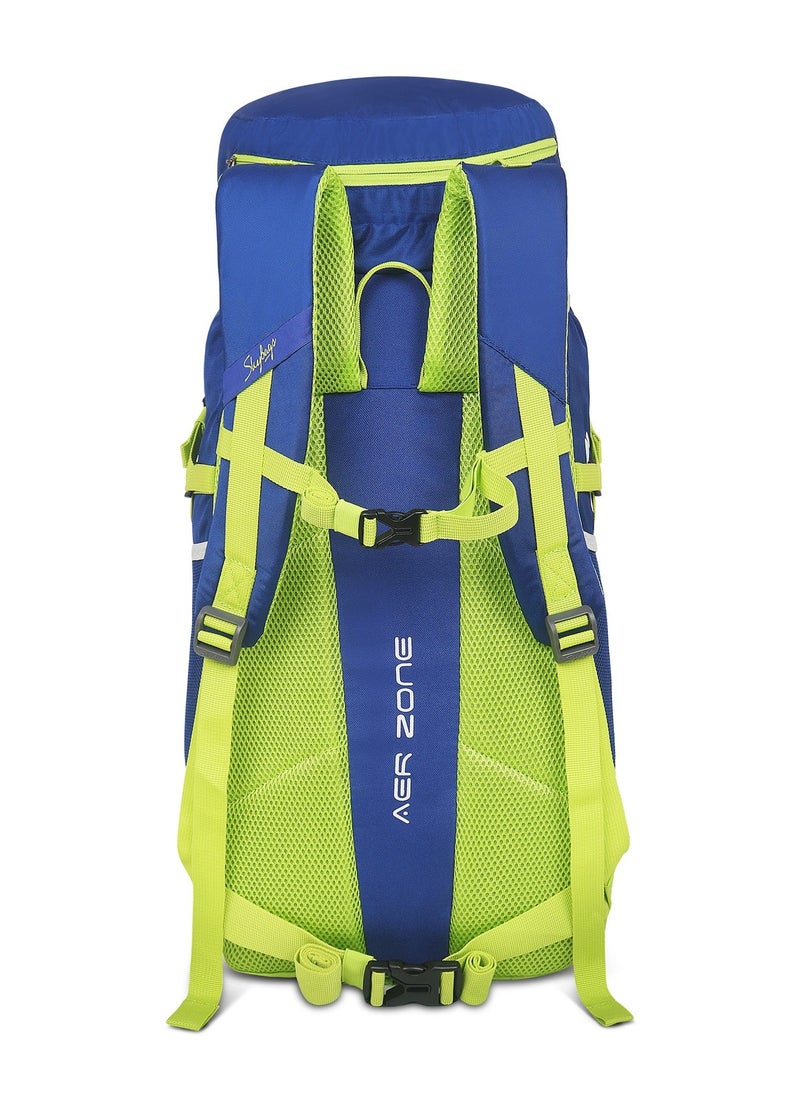 Mount Rucksack Backpack- 45L, Polyester Material-Blue