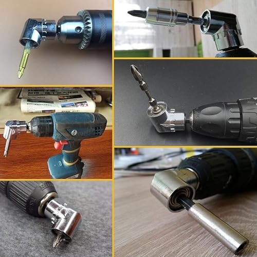 GTC Heavy duty 105° Right Angle Power Drill Adapter with Magnetic Bit Socket and Quick Change Drive (DDC-3018) - Image 5